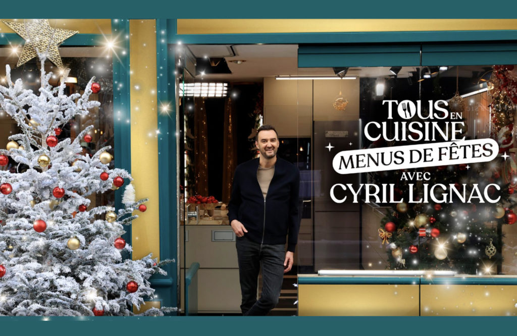 Cyril Lignac mijote de nouveaux Menus de fêtes dans « Tous en cuisine