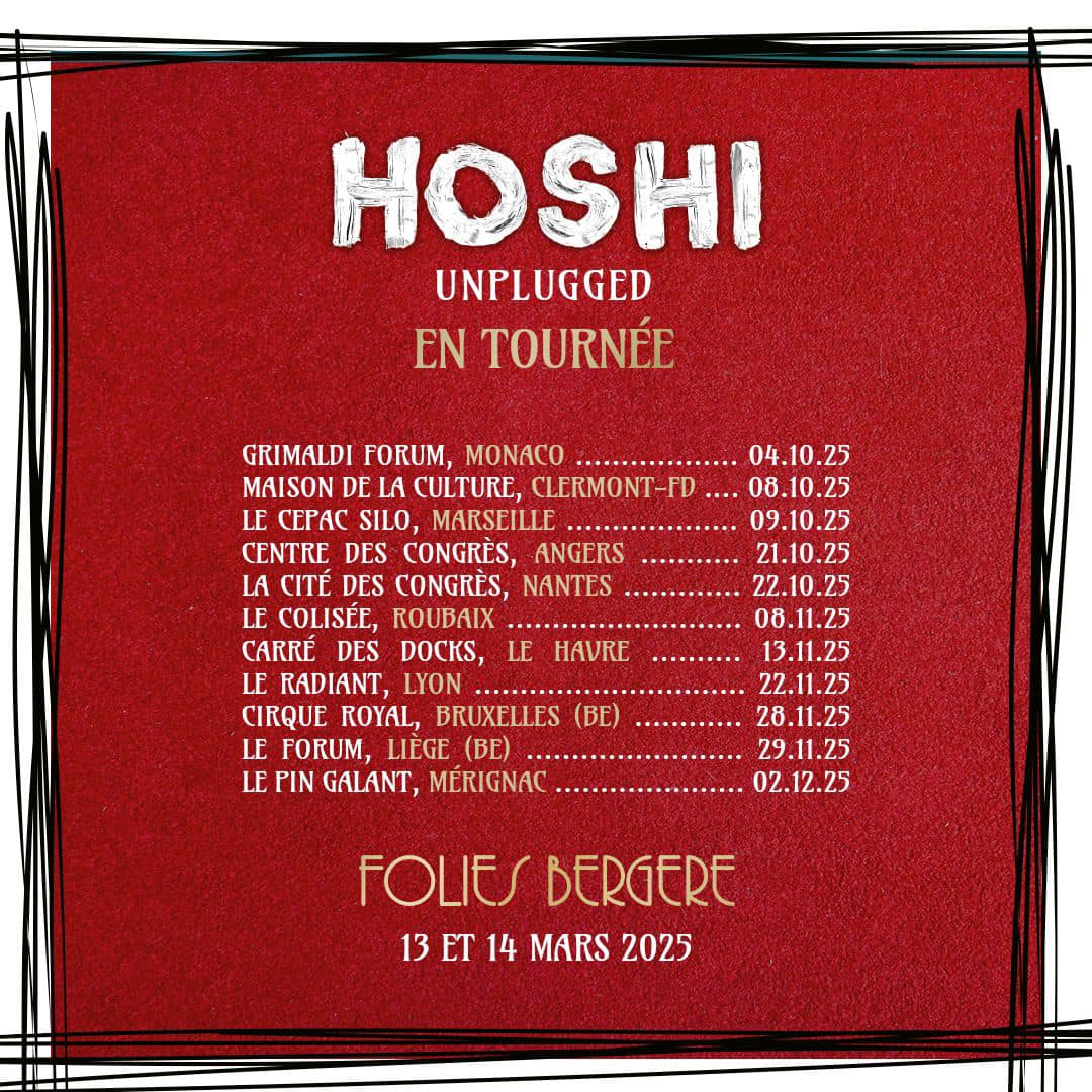 Hoshi - Unppluged - tournée -