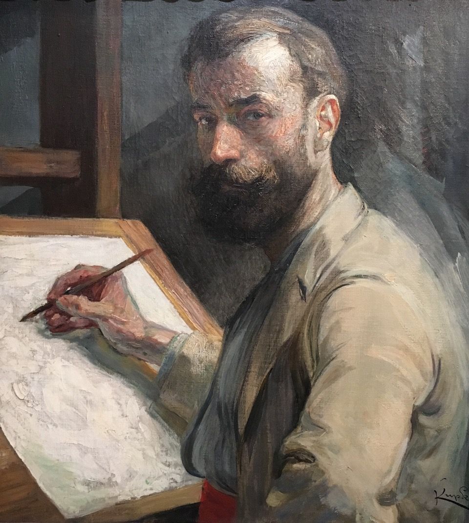  ARTISTE AUTOPORTRAIT / Kupka 0-Kupka-Autoportrait-Grand-Palais-Paris-Art-Peinture-Abstraction-Exposition-RMN.