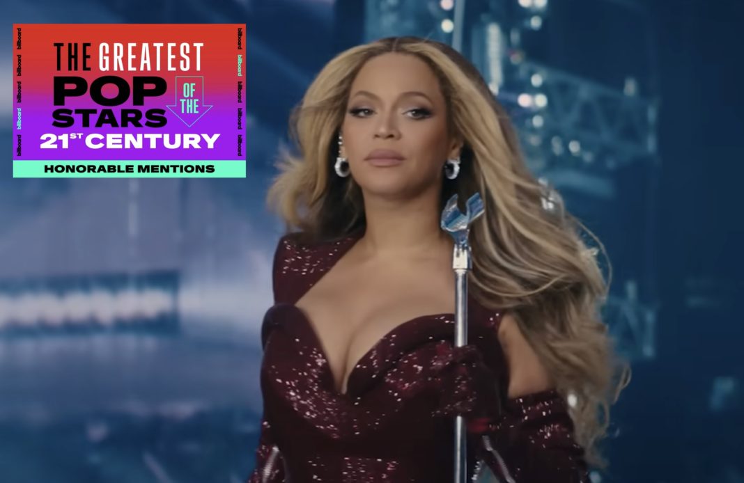 Beyonce - Billboard - top 25 - artiste pop -