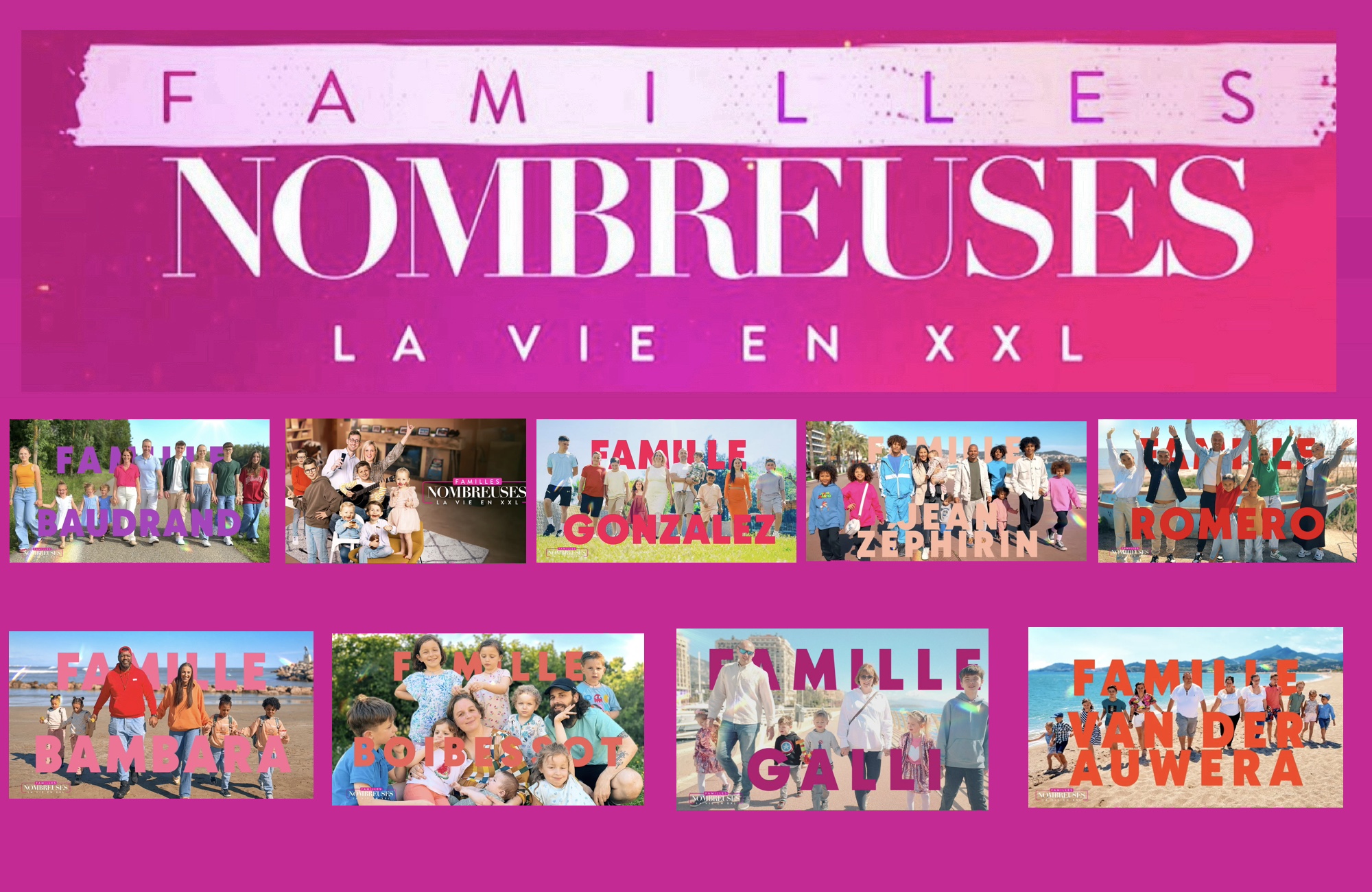 Familles nombreuses XXL - saison 9 - retour